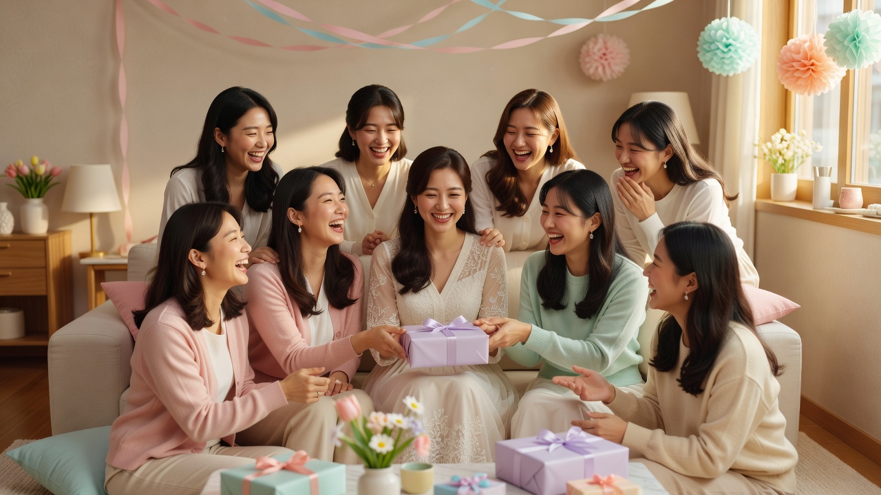 브라이덜샤워 뜻과 신랑 참석 여부
