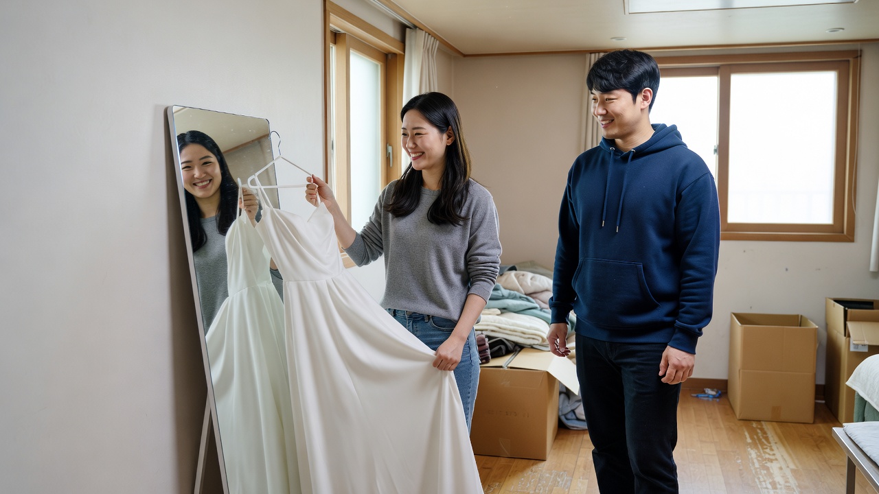 지방 신혼집 이사 후 실제 셀프웨딩 드레스 선택 후기와 만족도 정리