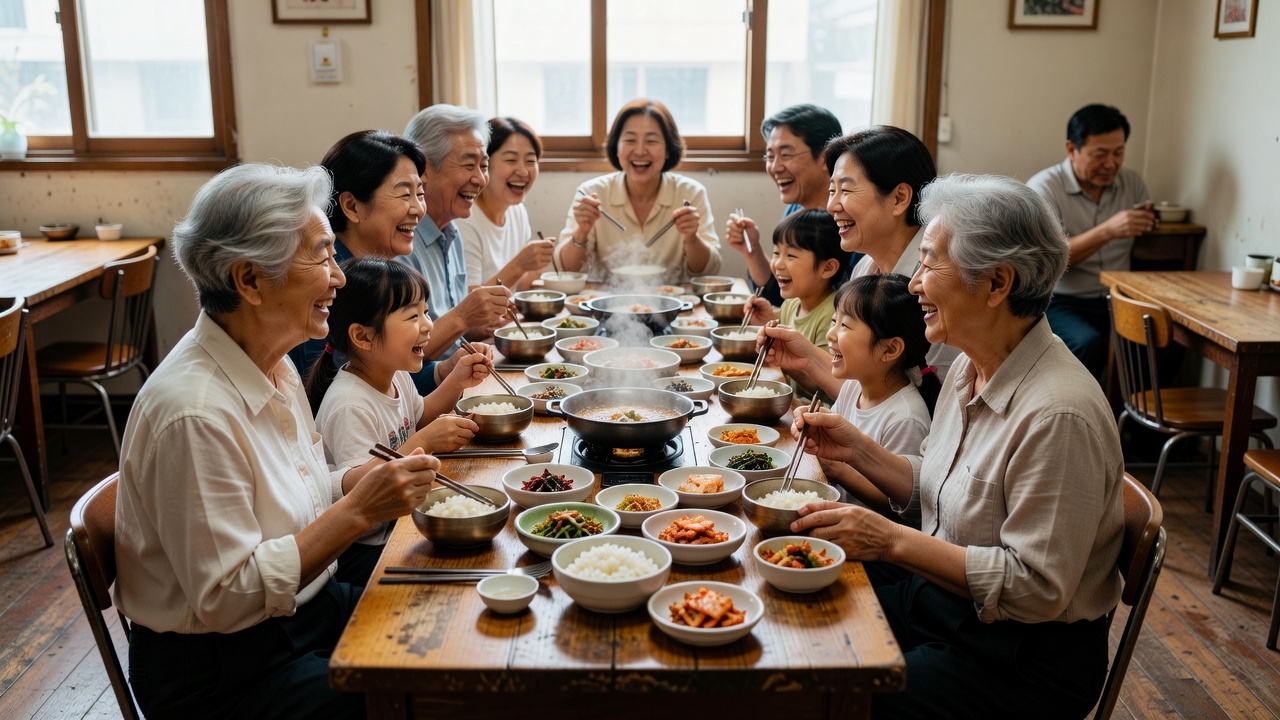 서울 스몰웨딩으로 이어진 가족 모임 장면