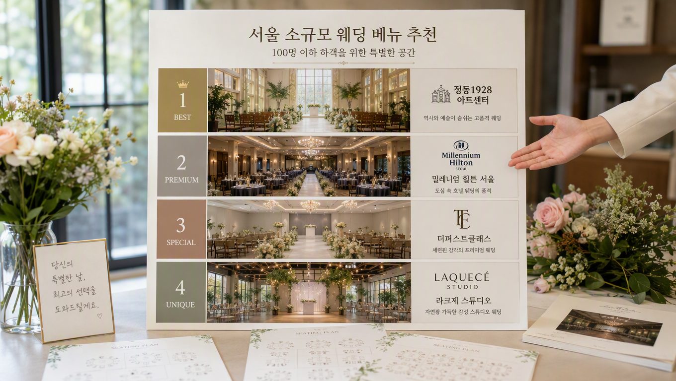 서울 스몰웨딩 가능한 곳, 베뉴 선택 이유와 기준
