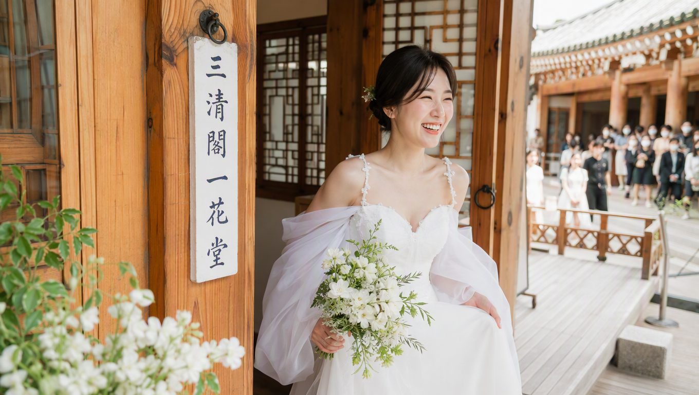 삼청각 웨딩 후기: 일화당 선택 조건과 동선, 식사 구성, 셀프웨딩 준비