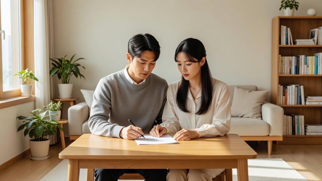 혼인서약서 샘플을 활용해 진심을 담아 작성하는 커플