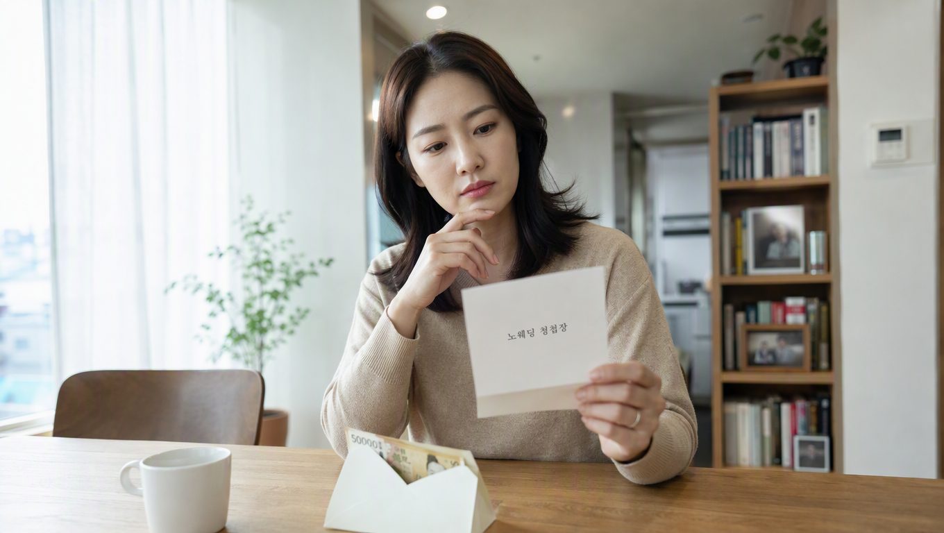 노웨딩 축의금, 받을 수 있을까? 보내는 게 맞을까?