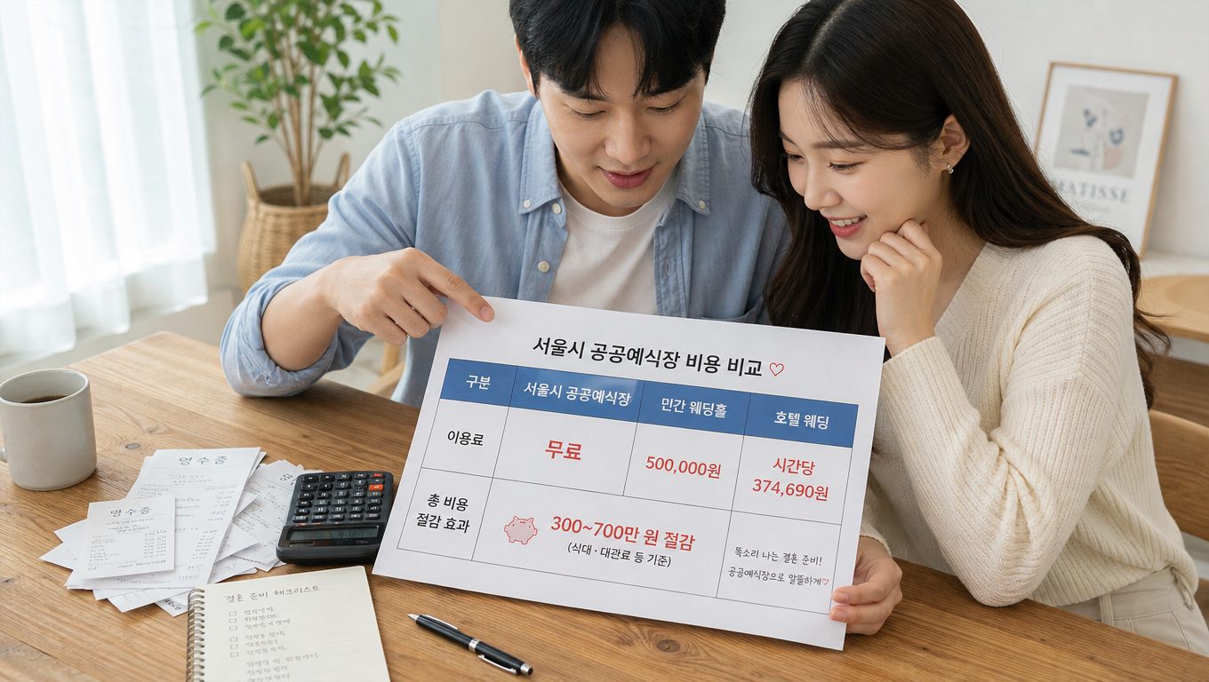 서울 공공예식장 예약 전 꼭 확인할 대관료와 조건