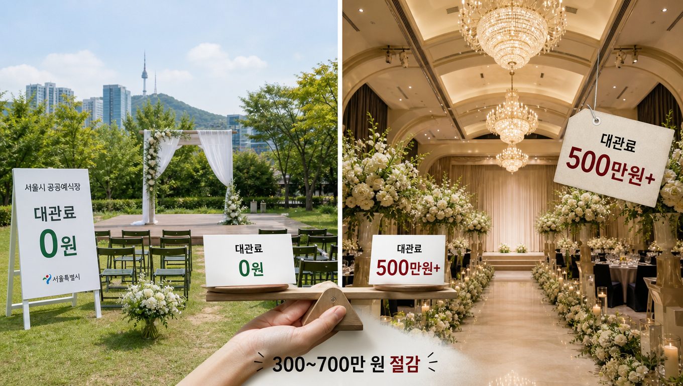 서울 공공예식장 비용 일반 웨딩홀과 비교