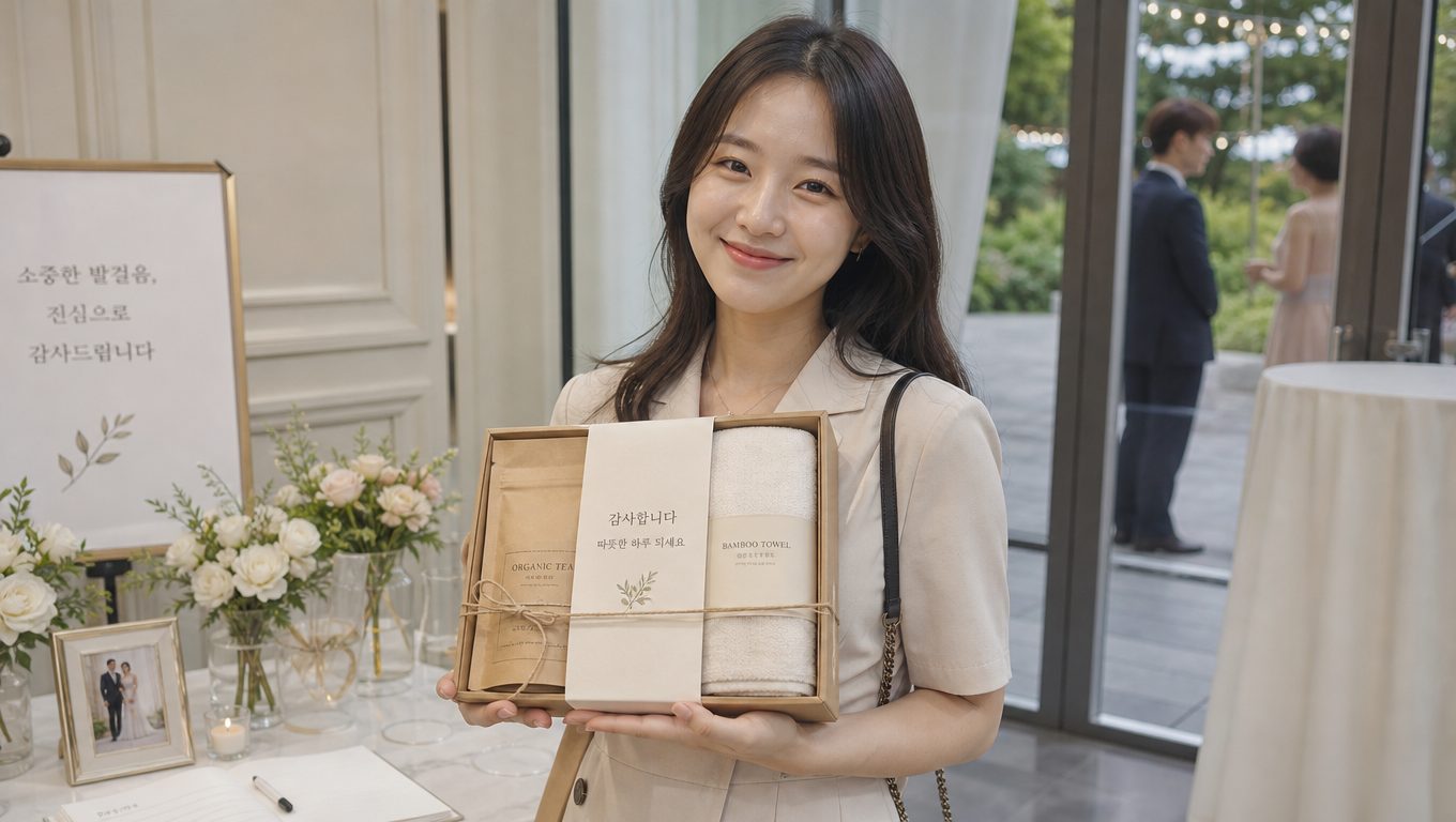 웨딩 답례품 하객 선호 기준과 실용 아이템