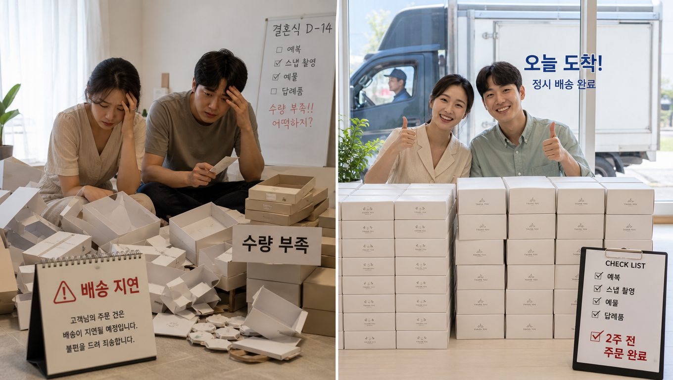 웨딩 답례품 준비할 때 가장 많이 하는 실수